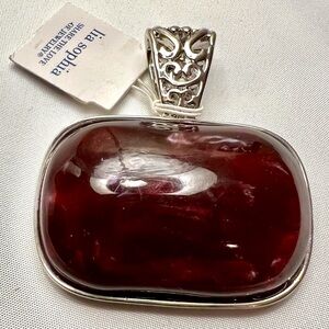 NWT Lia Sophia Slide Pendant Necklace “Grape Chill”